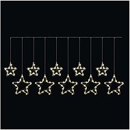 EMOS LED Christmas Curtain – Stars, 190 × 50 cm, Outdoor and Indoor, Warm White - Light Chain