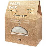 Emocio Loose wax 350 g + 10 wicks, white - Candle Making Kit
