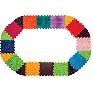 Empt Massage Mat Puzzle 12 elements + 8 triangles - Acupressure Mat