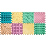 Empt Massage Pad Puzzle Mix Pastel 8 elements - Acupressure Mat