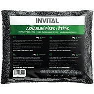 INVITAL Aquarium sand black 0,8-1,2 mm 3 kg - Aquarium Sand