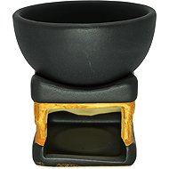 Empt Oriental ceramic aromatherapy lamp with elephant - Aroma Lamp