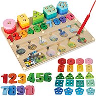 Kruzzel Montessori educational toy 3in1, 30 × 22,5 cm - Montessori Toy