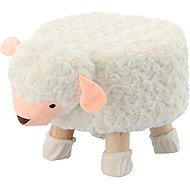 EMPT Seating stool Sheep white 28 × 25 cm - Ottoman
