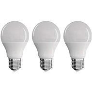 EMOS LED žiarovka Classic A60 9 W E27 teplá biela 3 ks - LED žiarovka