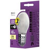 EMOS LED žiarovka Filament Mini Globe matná 4W E27 teplá biela - LED žiarovka