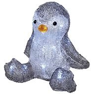 EMOS LED Christmas Penguin, 20cm, 3 × AA, Indoor, Cold White, Timer - Christmas Lights