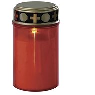 EMOS LED Grave Candle, 2 × C, Red, Timer - LED Candle