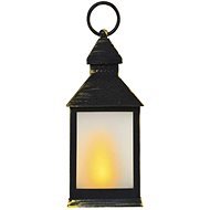 EMOS LED decoration - 6x lantern milky black, 6x 3x AAA, indoor, vintage, timer - Christmas Lights