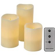 EMOS LED decoration - 3x wax candle, 3x 3x AAA, indoor, vintage, driver - LED Candle