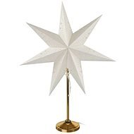 EMOS paper star with gold stand, 45 cm, indoor - Christmas Lights