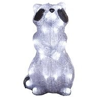EMOS LED decoration - luminous raccoon, 39 cm, indoor and outdoor, cold white, timer - Christmas Lights