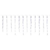 EMOS LED Christmas Garland - Icicles, 12 pcs, 3,6m, Indoor and Outdoor, Cold White - Light Chain