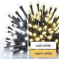 EMOS LED Christmas Chain 2-in-1, 10m, Indoor and Outdoor, Warm/Cold White, Programs - Light Chain