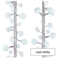 EMOS LED Light Cherry Chain - Balls 2,5cm, 4m, Indoor and Outdoor, Cold White, Timer - Light Chain