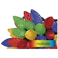 EMOS LED Christmas Chain, Coloured Bulbs, 9,8m, Multicolour, Multifunction - Light Chain