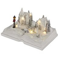 EMOS LED vánoční vesnička – kniha, 12,5 cm, 3x AA, vnitřní, teplá bílá - Dekorativní osvětlení