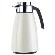 Emsa BELL Vacuum jug Quick Tip 1.0l shiny Snow White 513811 - Thermos