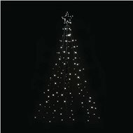 EMOS LED fém karácsonyfa, 180 cm, kültéri, hidegfehér, időzítő - Karácsonyi világítás