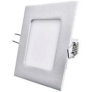 EMOS LED Panel, 120×120, Square, Built-In, Silver, 6W, Neutral White - LED Panel