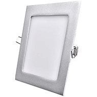 EMOS LED panel 170 × 170, négyzet alakú, beépített, ezüst, 12 W, semleges fehér - LED panel