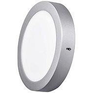 EMOS LED Panel, 224mm, Round, Surface-Mounted, Silver, 18W, Neutral White - LED Panel