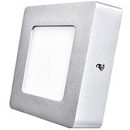 EMOS LED Panel, 120 × 120, Square, Surface-Mounted, Silver, 6W, Neutral White - LED Panel