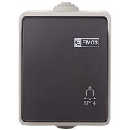 EMOS Pushbutton Controller 1/0, IP54 - Light Switch