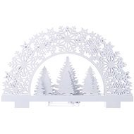 EMOS LED dekoráció - állvány fákkal, 2 x AA, meleg fehér, időzítő - Karácsonyi világítás