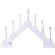 EMOS LED decoration - candleholder 7 LED, white, 2 x AA warm b., Timer - Christmas Lights
