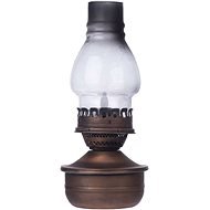 EMOS LED-Dekoration - Laterne Vintage-Stil, 3xAA, warmweiss, Timer - Weihnachtsbeleuchtung