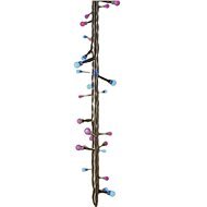 EMOS 40 LED Weihnachtslichtkette - Kugeln - 4 m - blau/pink - Timer - Weihnachtskette