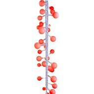 EMOS 40 LED Christmas Light Chain - Balls 2,5cm, 4m, Red, Timer - Christmas Chain