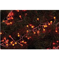 EMOS 288 LED Christmas Chain - Cluster, 2.4 m, Red, Timer - Christmas Chain