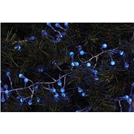 EMOS 288 LED Christmas Chain - Cluster, 2.4m, Blue, Timer - Christmas Chain