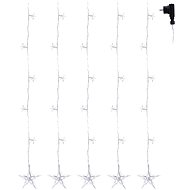 EMOS LED Christmas Curtain - Stars 1 × 1.2m, warm b., Timer - Light Chain