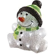 EMOS LED Christmas Snowman, IP44, cold white, timer - Christmas Lights