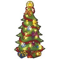 EMOS LED vánoční stromek do okna, 3×AA, teplá bílá, časovač - Vianočné osvetlenie