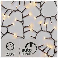 LED Christmas Chain - Hedgehog, Outdoor, 12m, Warm White, Timer - Christmas Chain