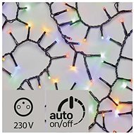 LED karácsonyi lánc - sündisznó, kültéri, 4m, többszínű, időzítő - Karácsonyi fényfüzér