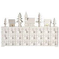 LED Advent Calendar, 37x23cm, 2x AA, Indoor, Warm White - Christmas Lights