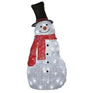 LED karácsonyi hóember, 61 cm, kültéri, hideg fehér, időzítő - Karácsonyi világítás