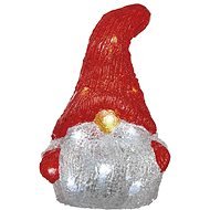LED Christmas Elf, 20cm, 3x AA,  Cool White, Timer - Christmas Lights
