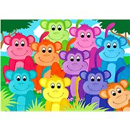 ENJOY Rainbow Monkey Puzzle 1000 pieces - Jigsaw Puzzle
