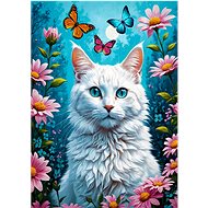 ENJOY White Cat Puzzle 1000 pieces - Jigsaw Puzzle