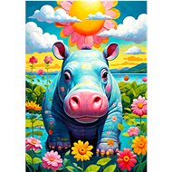 ENJOY Puzzle Sunflower Hippo 1000 pieces - Jigsaw Puzzle