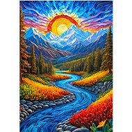 ENJOY Puzzle Sunrise over the landscape 1000 pieces - Jigsaw Puzzle