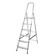 Drabest Aluminium Stepladder Single-sided 1x 6 Rungs - Stepladder