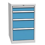 Kovos Table Container 810 x 500 x 700mm - 4 Drawers - Drawer Chest