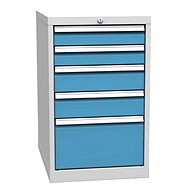 Kovos Table Container 810 x 500 x 700mm - 5 Drawers - Drawer Chest